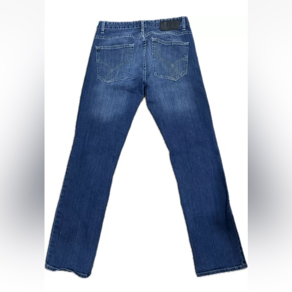 CALVIN KLEIN JEANS Women’s Denim Blue Jeans Straight Leg Mid Rise SIZE 30 X 32 - Picture 4 of 12